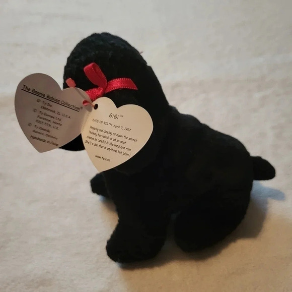 Ty GiGi‎ the Poodle Beanie Baby - Picture 3 of 3